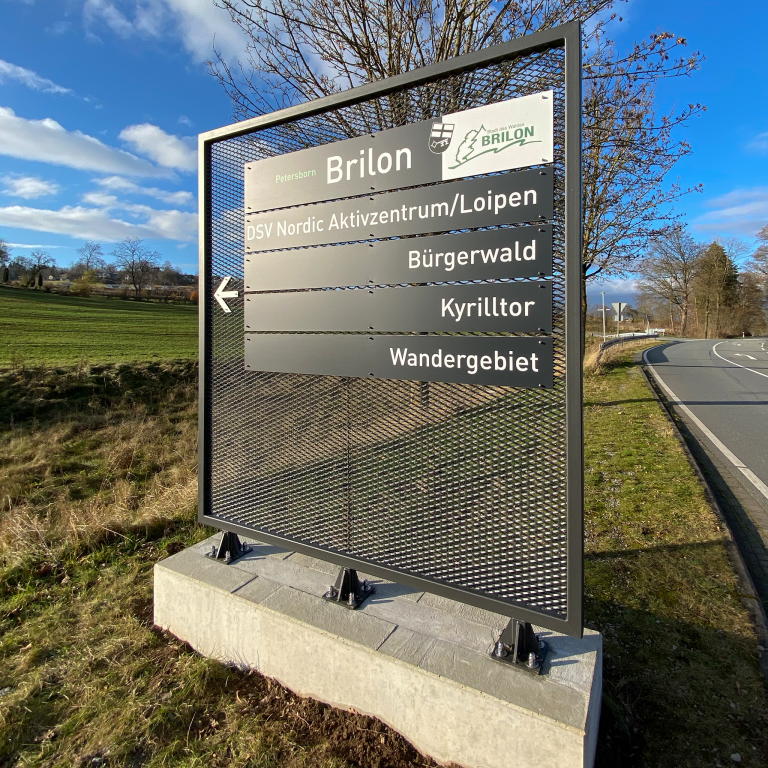 Leit- und Orientierungssystem Brilon